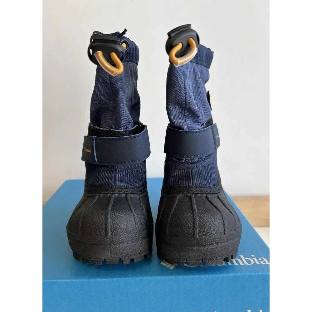 NIB Columbia Powderbug Plus II Waterproof Snow Boots‎ / Blue / Toddler 4